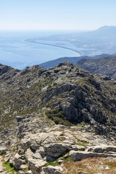 The Bastia agglomeration from the summit The Bastia agglomeration from the summit