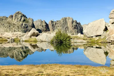 Reflections on Lake Rinoso Reflections on Lake Rinoso