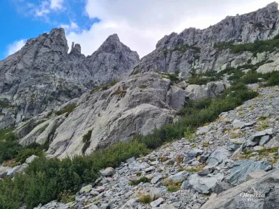 Majestic cliffs of Monte d'Oro Majestic cliffs of Monte d'Oro