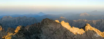 Monte Rotondo shadow at sunrise Monte Rotondo shadow at sunrise