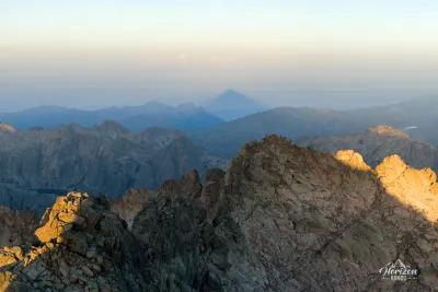 Monte Rotondo shadow at sunrise Monte Rotondo shadow at sunrise
