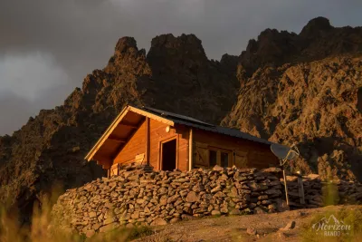 Coucher de soleil sur le refuge d'Ortu di u Piobbu