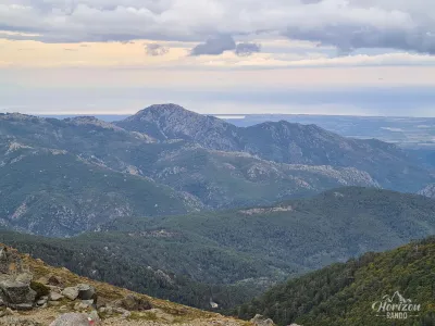 Vue à l'Est depuis Bocca Palmente