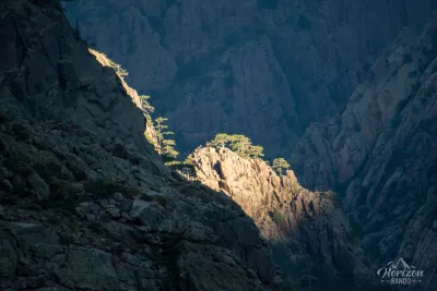 Rayon de soleil dans les gorges de Muvrella