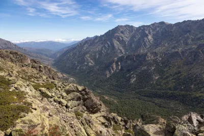 Vallée d'Asco depuis Bocca di a Muvrella