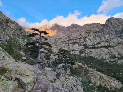 Coucher de soleil au refuge de Tighiettu