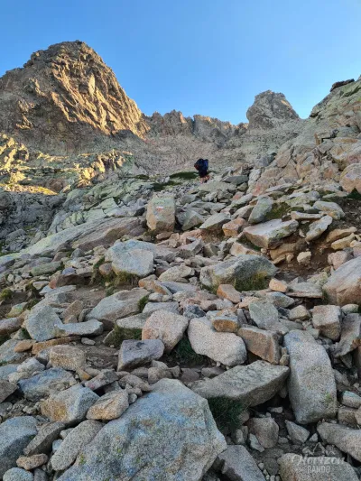 Climb to the Bocca alle Porte pass