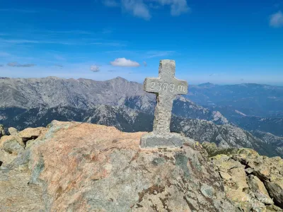 Monte d'Oro summit cross Monte d'Oro summit cross