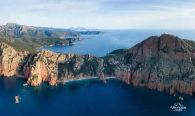 Capo Rosso (drone shot) Capo Rosso (drone shot)