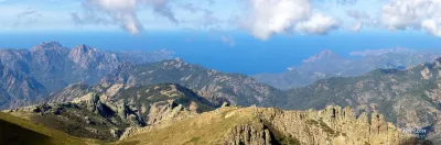 Panorama from the summit of Capu a Cuccula Panorama from the summit of Capu a Cuccula