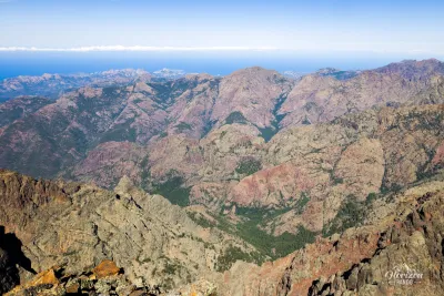 The magnificent palette of Corsican mountain colors The magnificent palette of Corsican mountain colors