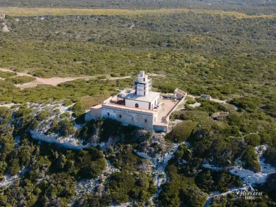 Pertusato lighthouse (drone shot) Pertusato lighthouse (drone shot)