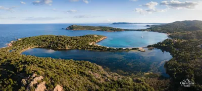 Rondinara Bay (drone shot) Rondinara Bay (drone shot)