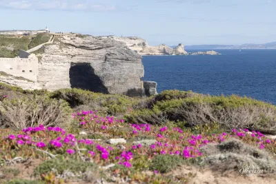 Limestone cliffs of the Accore coast Limestone cliffs of the Accore coast