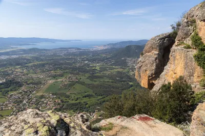 Ajaccio plain and bay Ajaccio plain and bay