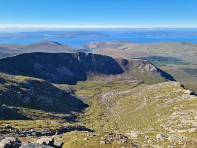 View to the north from the summit of Caisteal Abhail View to the north from the summit of Caisteal Abhail