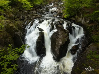 Braan river waterfalls Braan river waterfalls