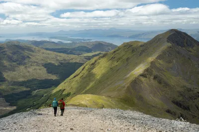 Sgorr Dhonuil, the second munro of the route is in sight Sgorr Dhonuil, the second munro of the route is in sight