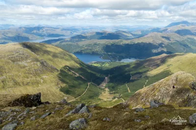 View north from the summit of Sgorr Dhonuil View north from the summit of Sgorr Dhonuil