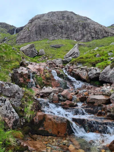 Beautiful waterfalls on the way down Beautiful waterfalls on the way down