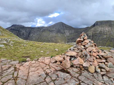 Cairn at the pass Cairn at the pass