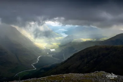Glen Etive from the summit of Stob Dubh Glen Etive from the summit of Stob Dubh