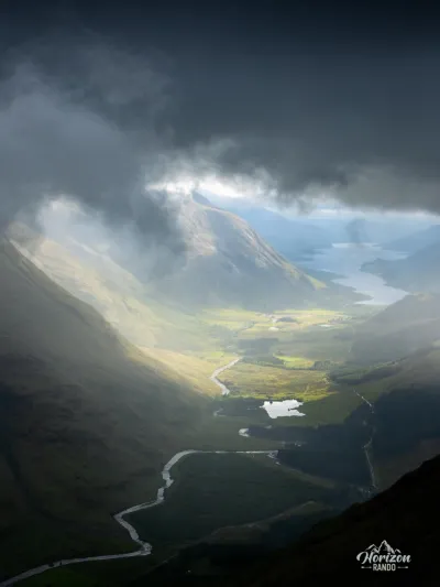 Glen Etive from the summit of Stob Dubh Glen Etive from the summit of Stob Dubh