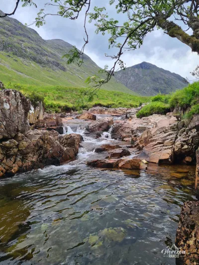 The magnificent river Coupall in the valley The magnificent river Coupall in the valley