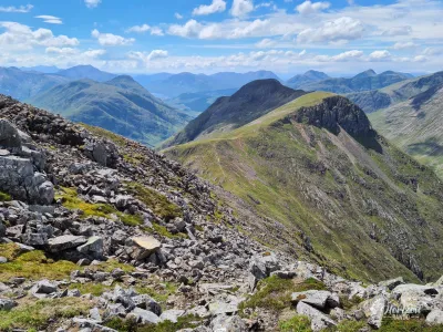 The remaining ridge path to Stob na Bròige The remaining ridge path to Stob na Bròige