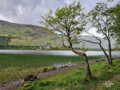 Kilchurn Castle from the opposite shore of Loch Awe Kilchurn Castle from the opposite shore of Loch Awe