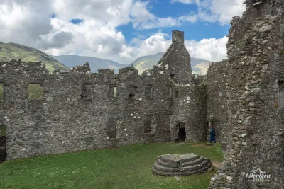 Inside Kilchurn Castle Inside Kilchurn Castle