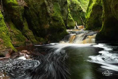 Reddish waterfalls Reddish waterfalls