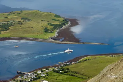 Loch Sligachan, bac pour l'ile de Raasay