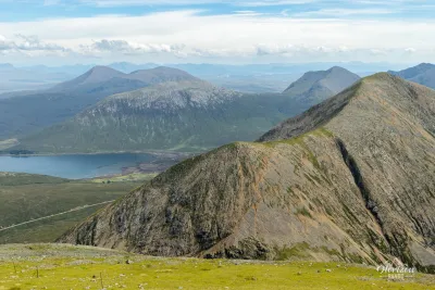 Beinn Dearg Mhor depuis Glamaig (Sgurr Mhairi)