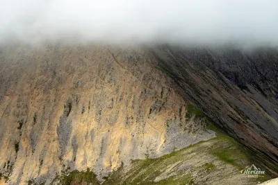 The colorful hillsides of Beinn Dearg Mhor The colorful hillsides of Beinn Dearg Mhor