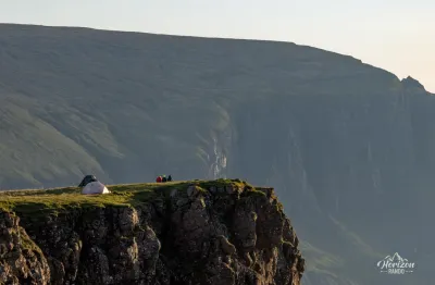 Bivouac at the summit of Bioda Buidhe Bivouac at the summit of Bioda Buidhe