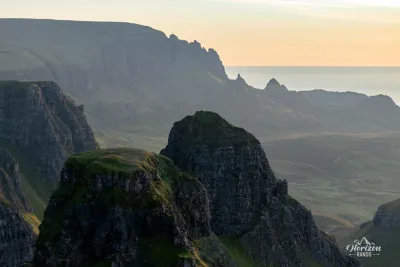 Druim An Ruma and the Quiraing in the background Druim An Ruma and the Quiraing in the background