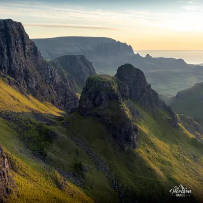 Druim An Ruma and the Quiraing in the background Druim An Ruma and the Quiraing in the background