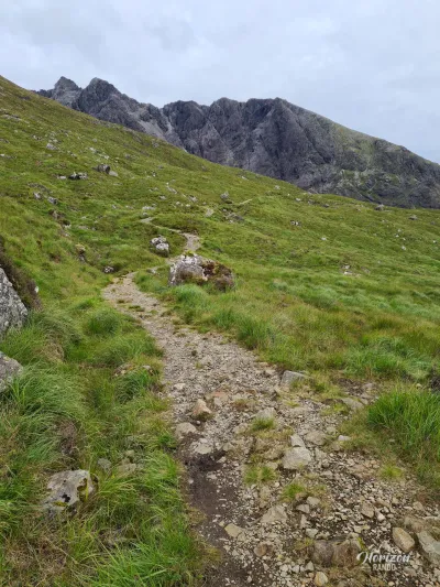 Ascension relativement tranquille et sur un bon sentier
