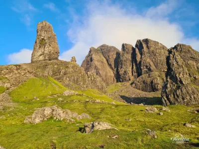 Old man of Storr in front of The Storr Old man of Storr in front of The Storr