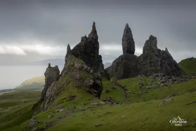 Old man of Storr in a more mystical mood Old man of Storr in a more mystical mood