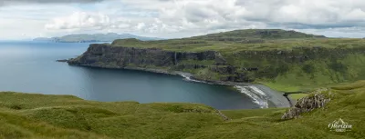 Panorama of Talisker Bay Panorama of Talisker Bay