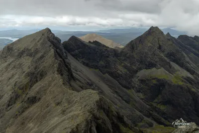 The impressive Black Cuillins range The impressive Black Cuillins range