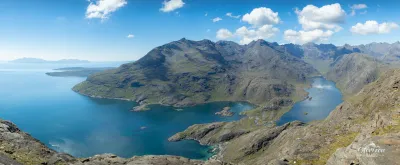 Panorama from the summit of Sgùrr na Stri Panorama from the summit of Sgùrr na Stri