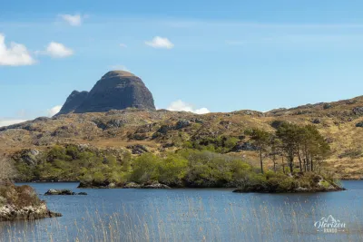 Suilven's distinctive silhouette Suilven's distinctive silhouette