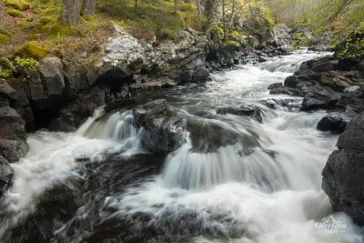 River Inver waterfalls River Inver waterfalls