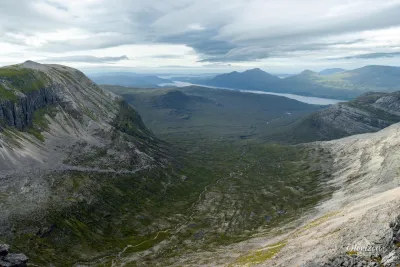 Loch Maree from the ridge of Beinn Eighe Loch Maree from the ridge of Beinn Eighe
