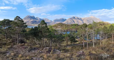 Panormama magnifique de Beinn Alligin et Liathach