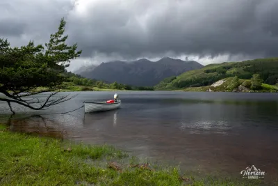Loch Coulin with Beinn Eighe in the background Loch Coulin with Beinn Eighe in the background