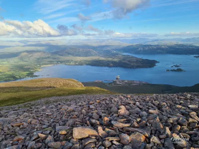 Loch Kishom and Loch Carron